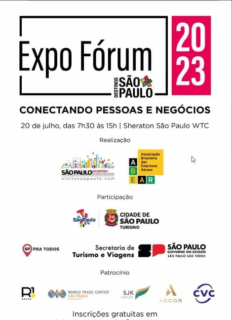 SPCVB anuncia novidades do 5º Fórum Visite São Paulo