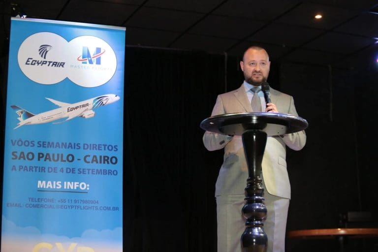 EgyptAir anuncia voos diretos: Diego Martinez, Diretor Geral MasterFlights