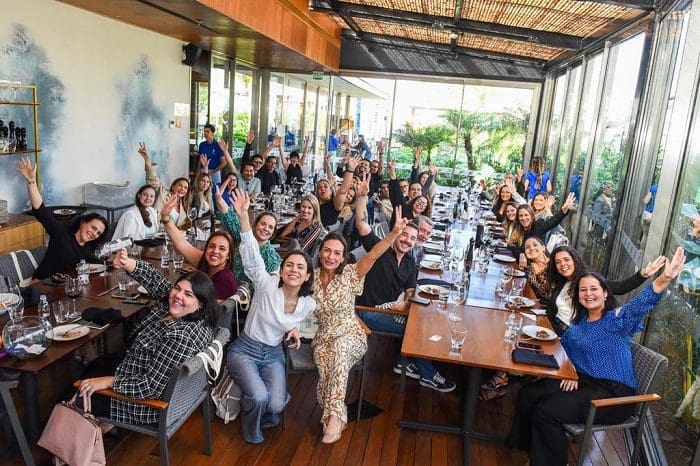 Visit Rio realiza encontros - Representantes do mercado de luxo, agências de viagens e empresas do segmento MICE recepcionados pelo Visit Rio em almoço no Baleia Rooftop