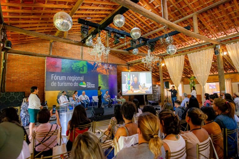 A primeira edição do Fórum foi realizada na Mansão Fato, um espaço de eventos localizado no Polo de Ecoturismo de São Paulo - Foto: Foto: Daniel Deák / SPTuris.