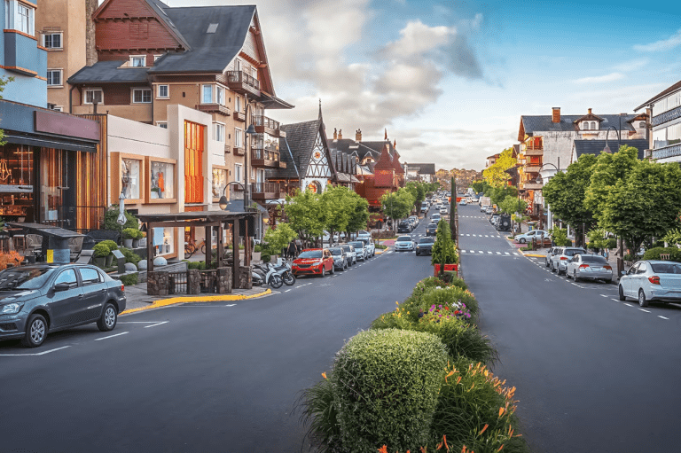 Rua de Gramado, no Rio Grande do Sul