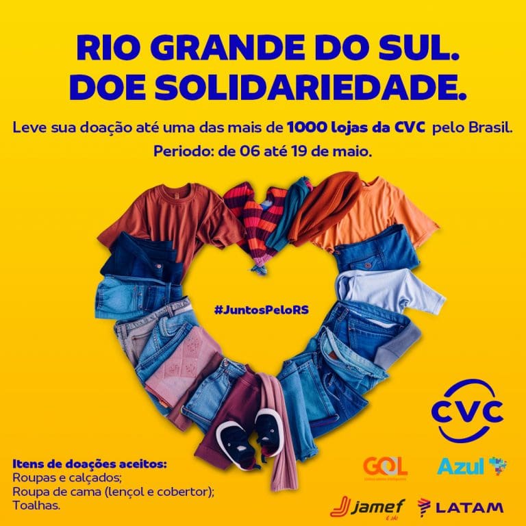 Campanha de Arrecadação CVC - Foto: Divulgação