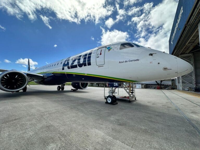 Novas aeronaves Embraer 195-E2 da Azul - Foto: divulgação