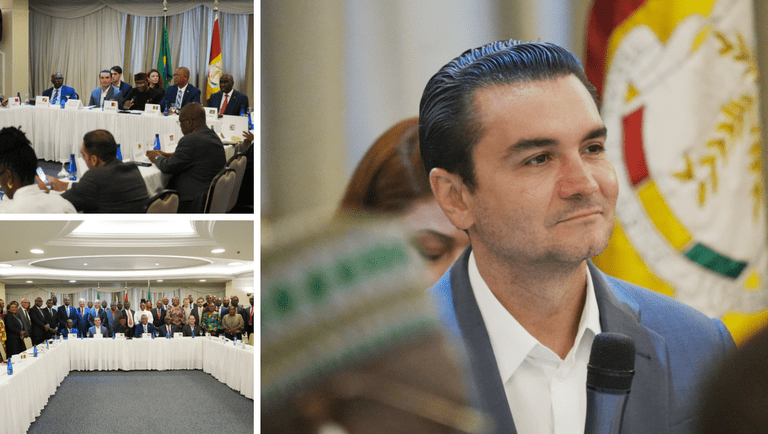 O ministro Celso Sabino, que também preside o Conselho Executivo ONU Turismo, ressaltou o compromisso brasileiro no estímulo a essa "indústria de chaminé verde", como um motor de desenvolvimento sustentável para as nações - Fotos: Roberto Castro / MTur