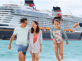 O cruzeiro dura três noites, com paradas em Nassau e na ilha particular da Disney, Castaway Cay, ambas nas Bahamas - Crédito - site oficial Disney Cruise Line