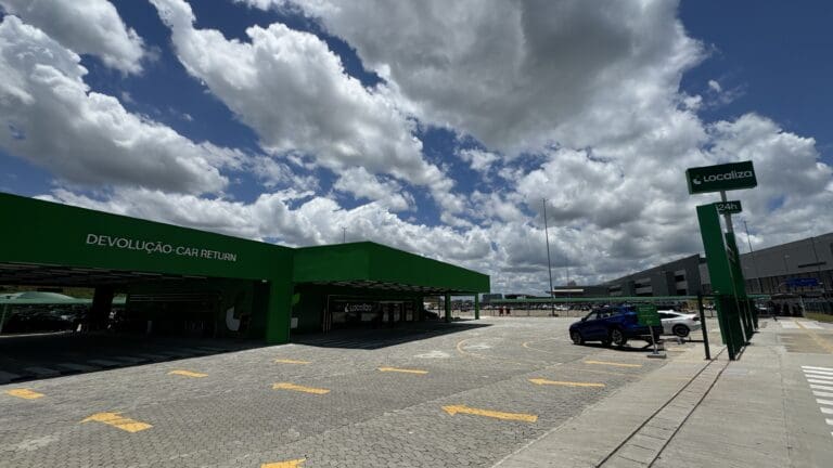 O BH Airport acaba de receber uma nova unidade da Localiza com 100% da operação no espaço aeroportuário - Foto: divulgação BH Airport / Localiza