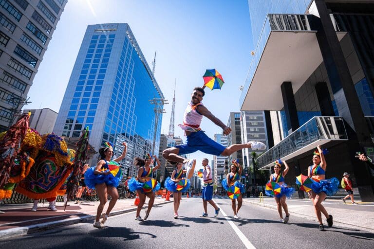 "Pernambuco Meu País no Carnaval 2025” invade a cidade de São Paulo em ação realizada pelo Governo de Pernambuco, através da Empetur - Foto: divulgação Empetur