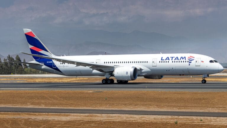 Aeronave Boeing 787 da LATAM (Divulgação LATAM)