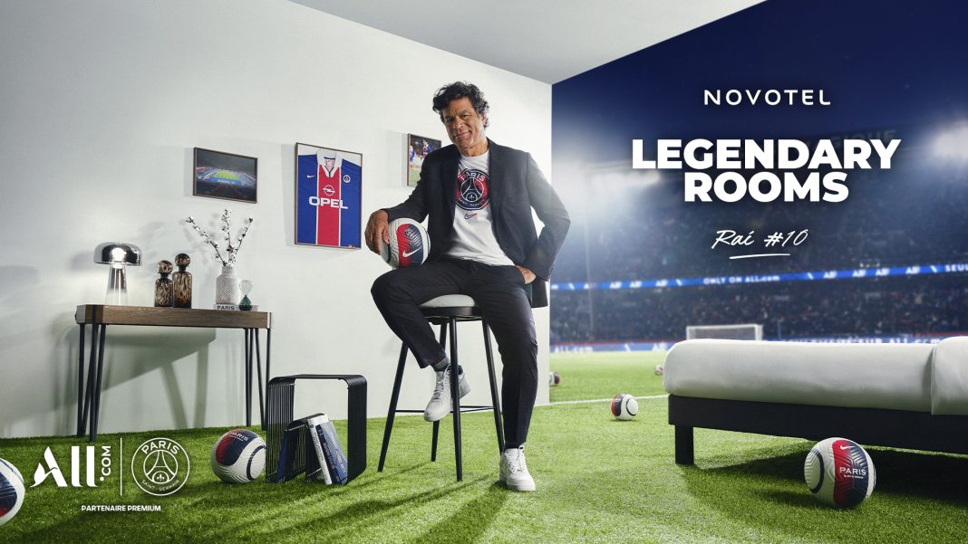 Novotel e Paris Saint-Germain inauguram quarto lendário do Raí em São Paulo - Crédito: divulgação Accor