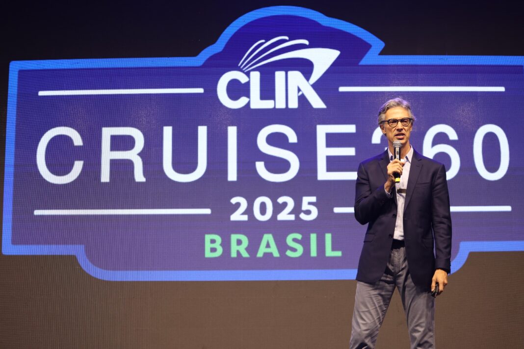 Marco Ferraz, presidente da CLIA Brasil bx cruise Marco Ferraz, presidente da CLIA Brasil bx cruise - Crédito: divulgação Cruise360