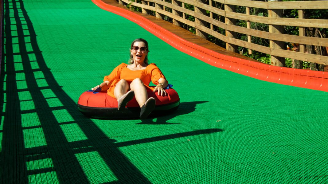 Tubing Escorregassauro - Vale Foz-09 (2) (1) Atrações do Dreams Park Show fazem parte do roteiro turístico de Foz do Iguaçu. Crédito: Divulgação