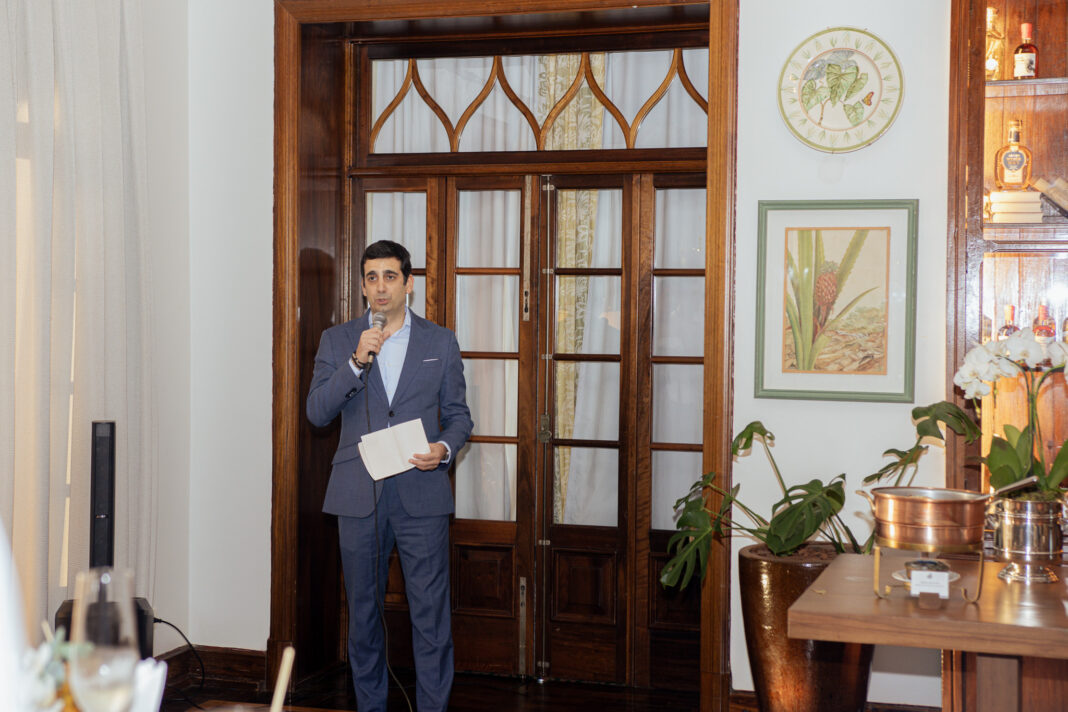 Pedro Perestrelo, novo gerente geral do Hotel das Cataratas, durante coquetel de boas-vindas que marcou o início de uma nova fase da propriedade em Foz do Iguaçu - Crédito: divulgação