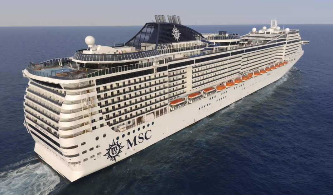 MSC Divina - Crédito: divulgação MSC Divina - Crédito: divulgação