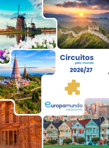 Nova edição do catálogo 2026 da Europamundo amplia portfólio e ultrapassa 2 mil roteiros disponíveis no mundo - Crédito: divulgação