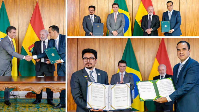 Brasil e Bolívia assinam acordo de cooperação turística durante agenda bilateral em Brasília - Crédito: Ricardo Stuckert Brasil e Bolívia assinam acordo de cooperação turística durante agenda bilateral em Brasília - Crédito: Ricardo Stuckert