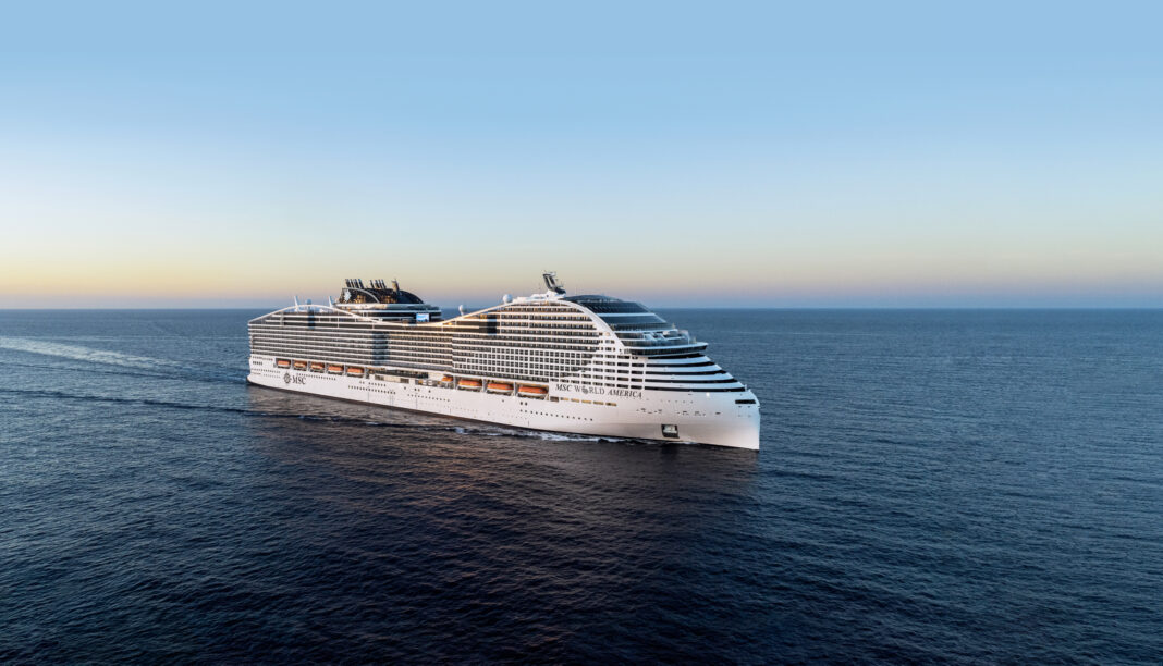 MSC World America MSC World America - Crédito: divulgação