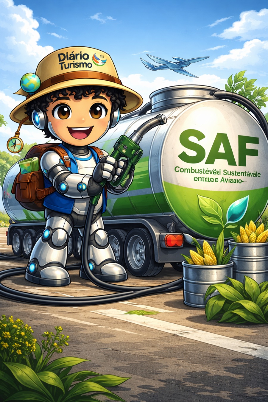 combustível sustentável de aviação
