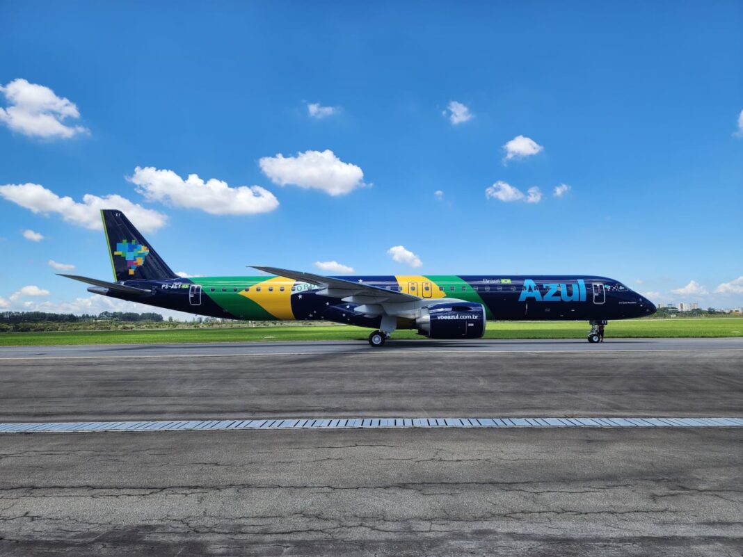 Azul e Seleção Brasileira