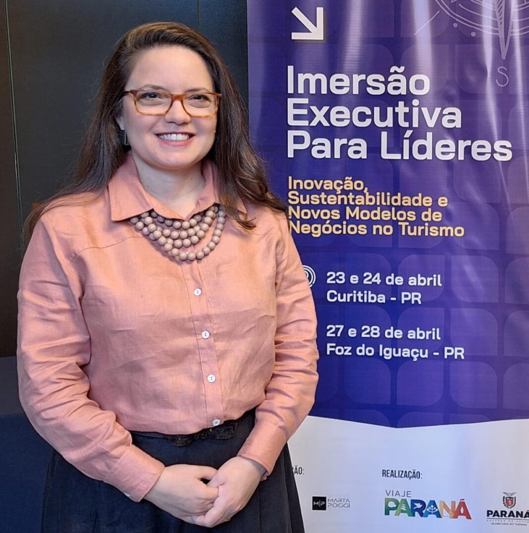 A pesquisadora Jaqueline Gil, que ministra a imersão ao lado de Marta Poggi, destacou a vanguarda do evento na discussão sobre o assunto. Foto: Viaje Paraná/divulgação