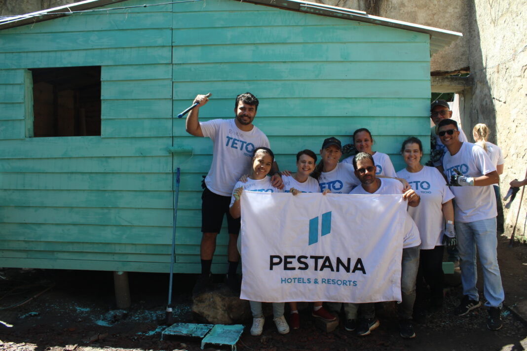 Parceria entre o Grupo Pestana e a TETO Brasil contribui para ampliar o acesso à moradia digna no país. Crédito: TETO / divulgação