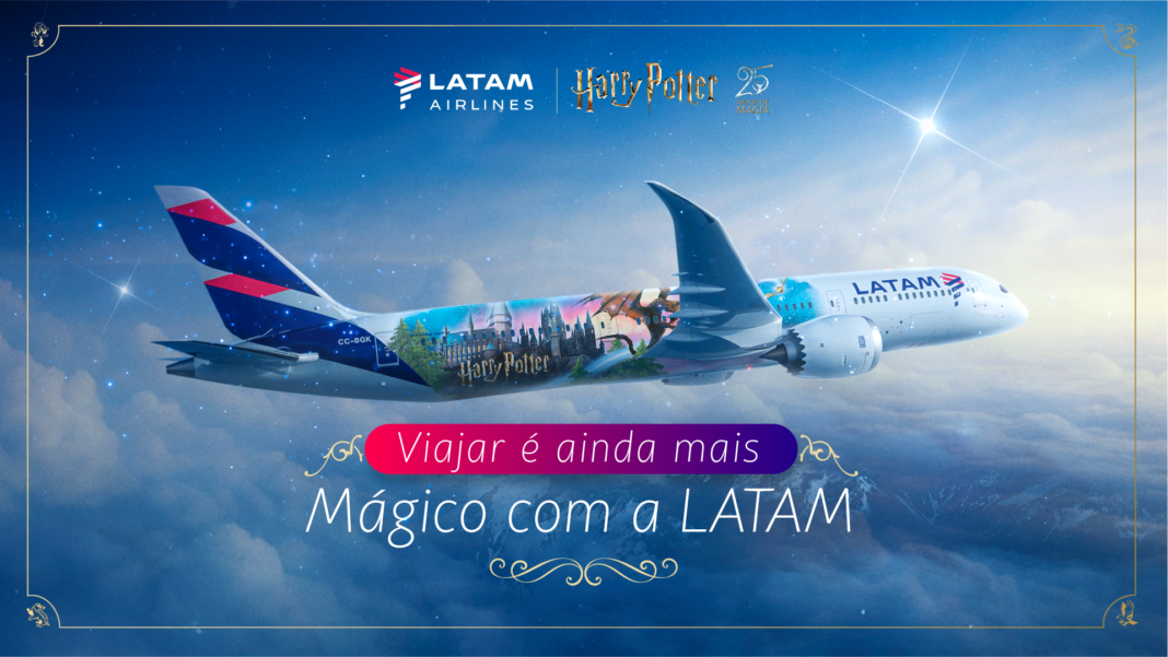 LATAM anuncia venda de passagens para voo temático especial de Harry Potter - Crédito: Divulgação/LATAM