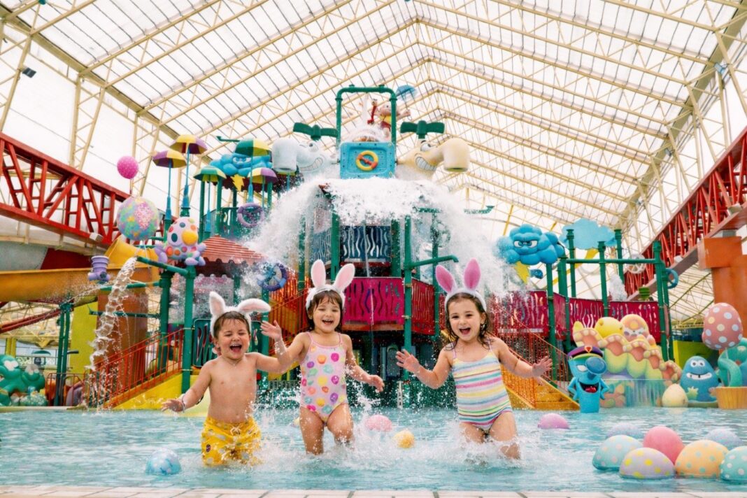 Páscoa no Wet'n Wild ganha programação especial com personagens, caça ao Sansão e diversão para toda a família - Crédito: Studio Wet e MSP Estudios