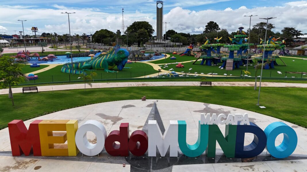 O Parque Meio do Mundo é um dos principais atrativos de Macapá (AP). Foto: Sindetur-AP - Amapá