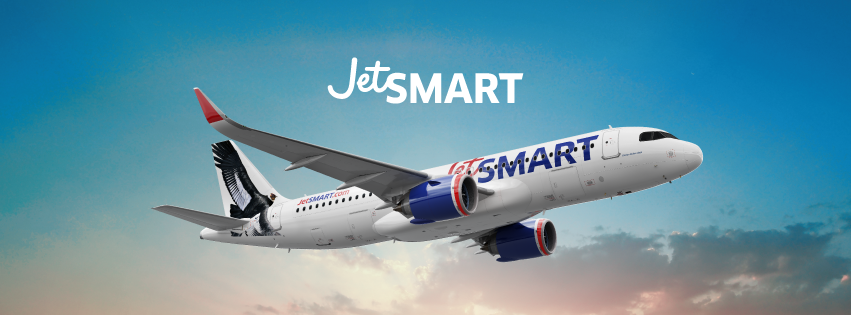 JetSMART registra menor emissão por passageiro da América Latina, aponta estudo internacional - Crédito: Facebook JetSmart