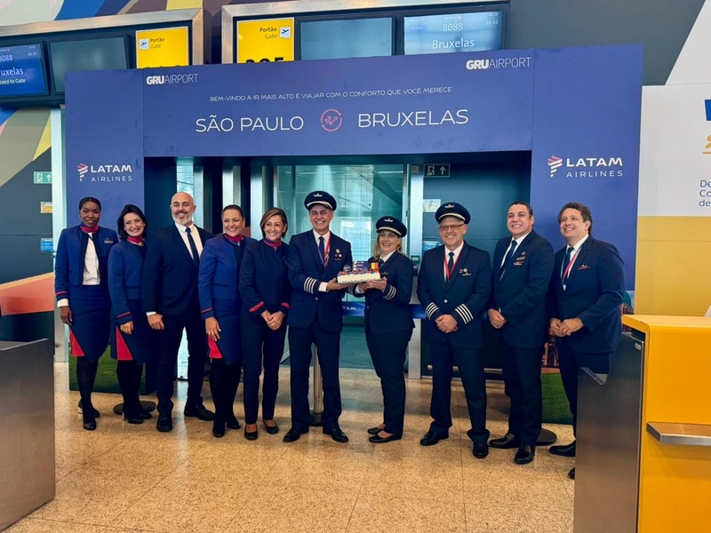 Latam chega a Bruxelas