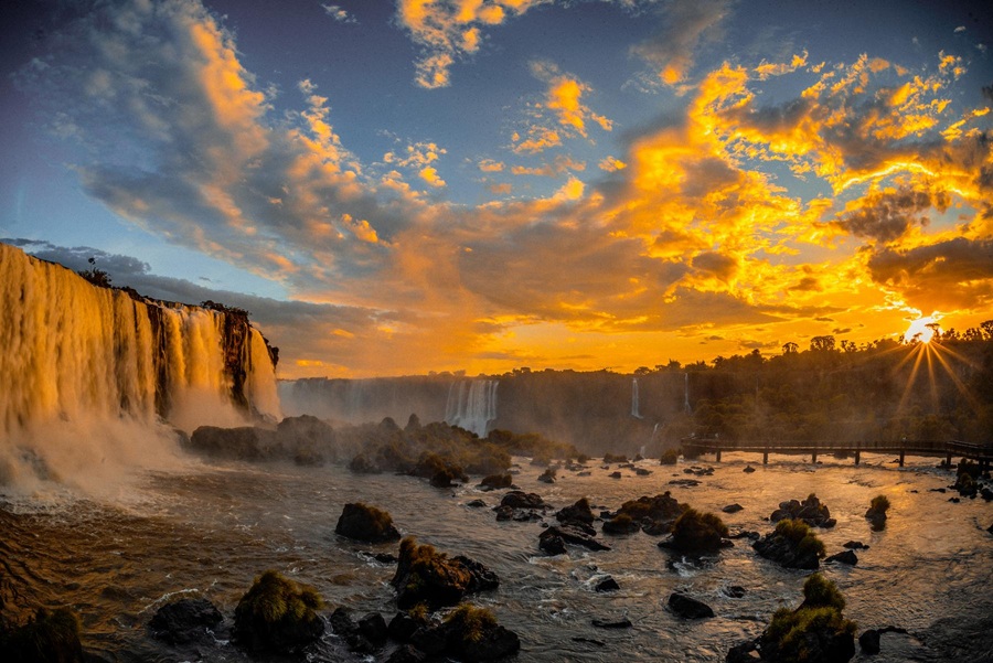 Sunset nas Cataratas