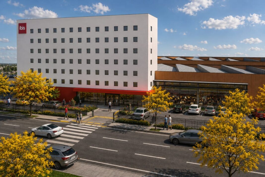 Render do ibis Sumaré - Crédito: divulgação Accor