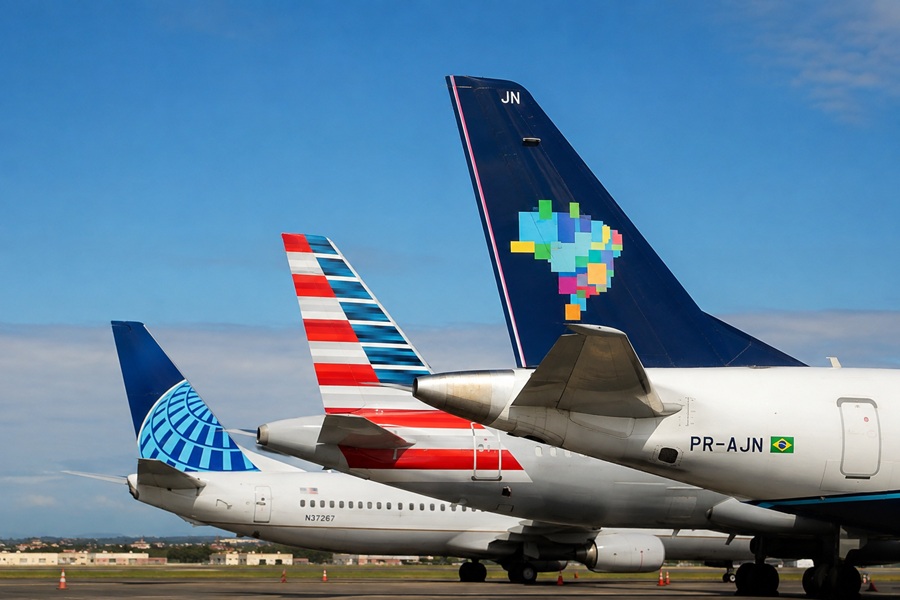 American Airlines na Azul