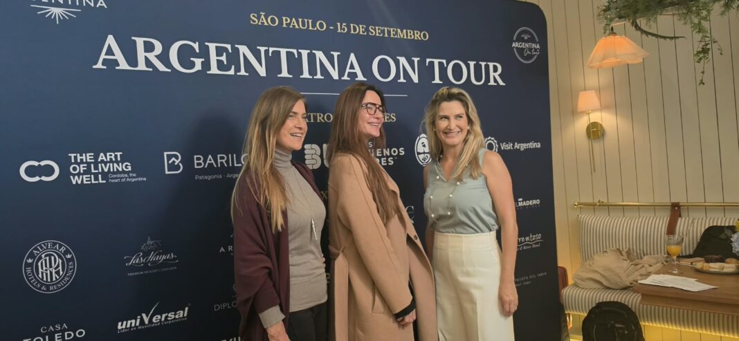 Argentina On Tour reuniu representantes de destinos, hotéis e empresas do setor turístico argentino na capital paulista. Crédito: Jhully Serafim
